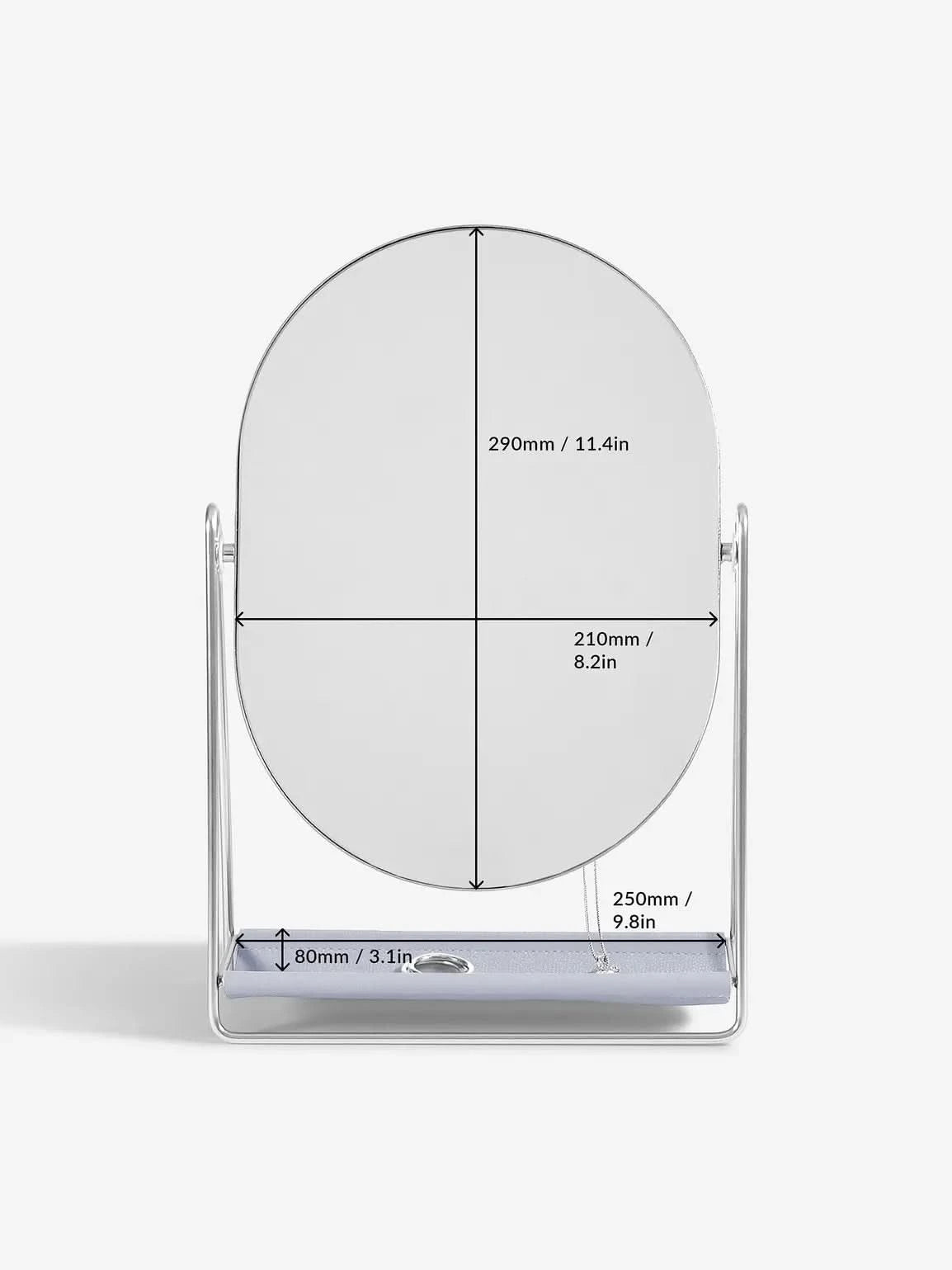 Stackers Spiegel met Sieradenstandaard Lavendel - Mystackers