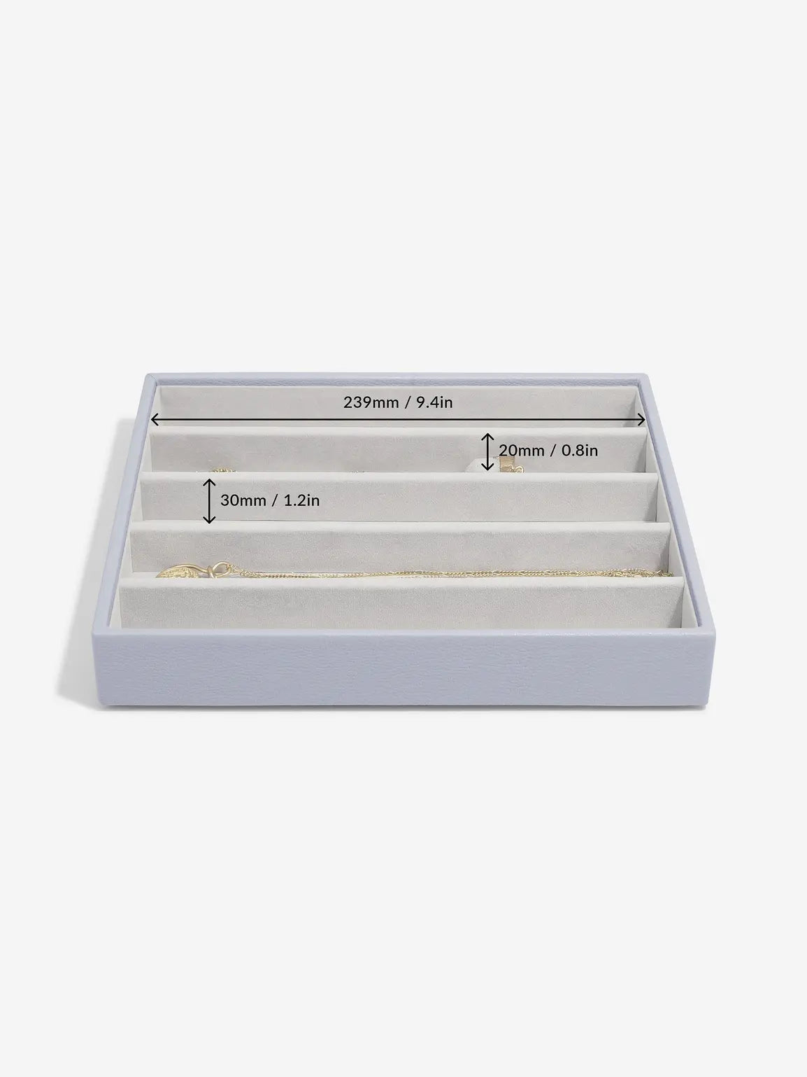 Stackers Halskettingenlaag voor Klassieke Juwelendoos Lavendel