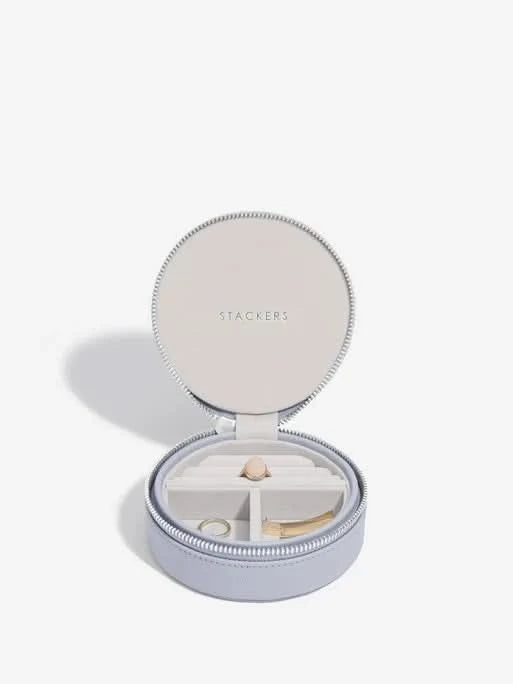 Stackers Ronde Travel Jewellery Box Lavendel - Mystackers