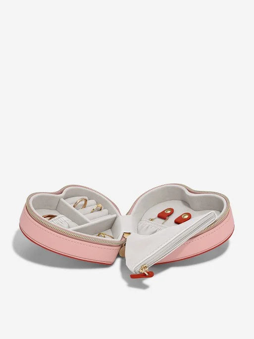 Stackers Heart Travel Jewellery Box Roze