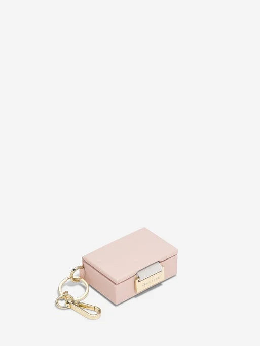 Stackers Juwelendoos Sleutelhanger in Decoratieve Kerstbal Roze - Mystackers