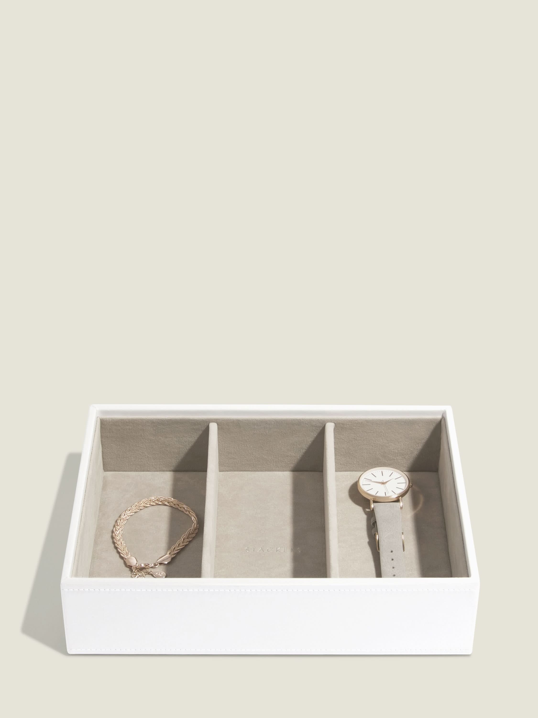 Stackers Klassieke Juwelendoos Set van 4 Wit - Mystackers