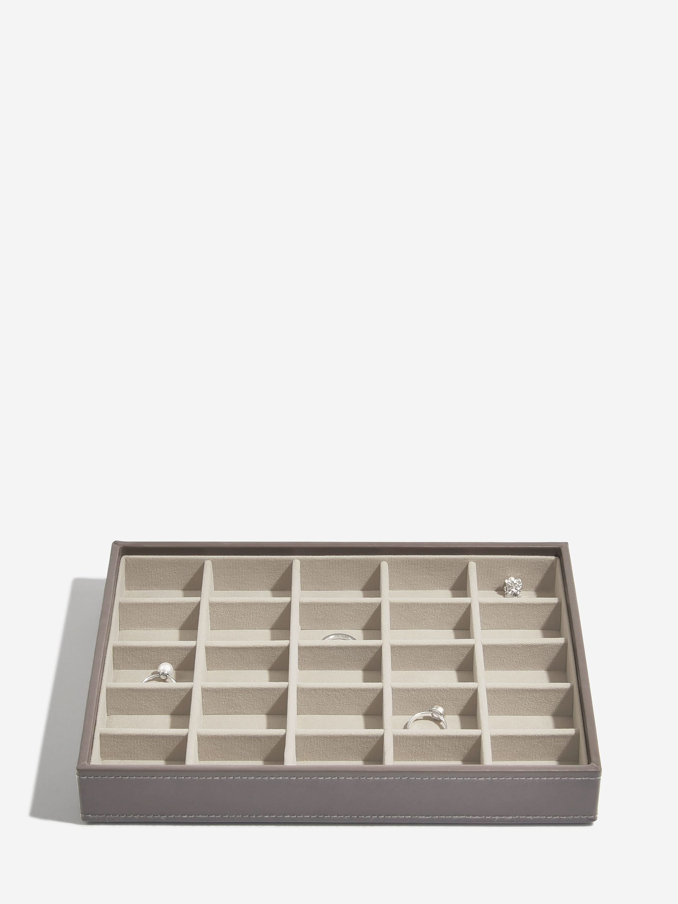 Stackers Klassieke Juwelendoos Set van 4 Zachtbruin - Mystackers