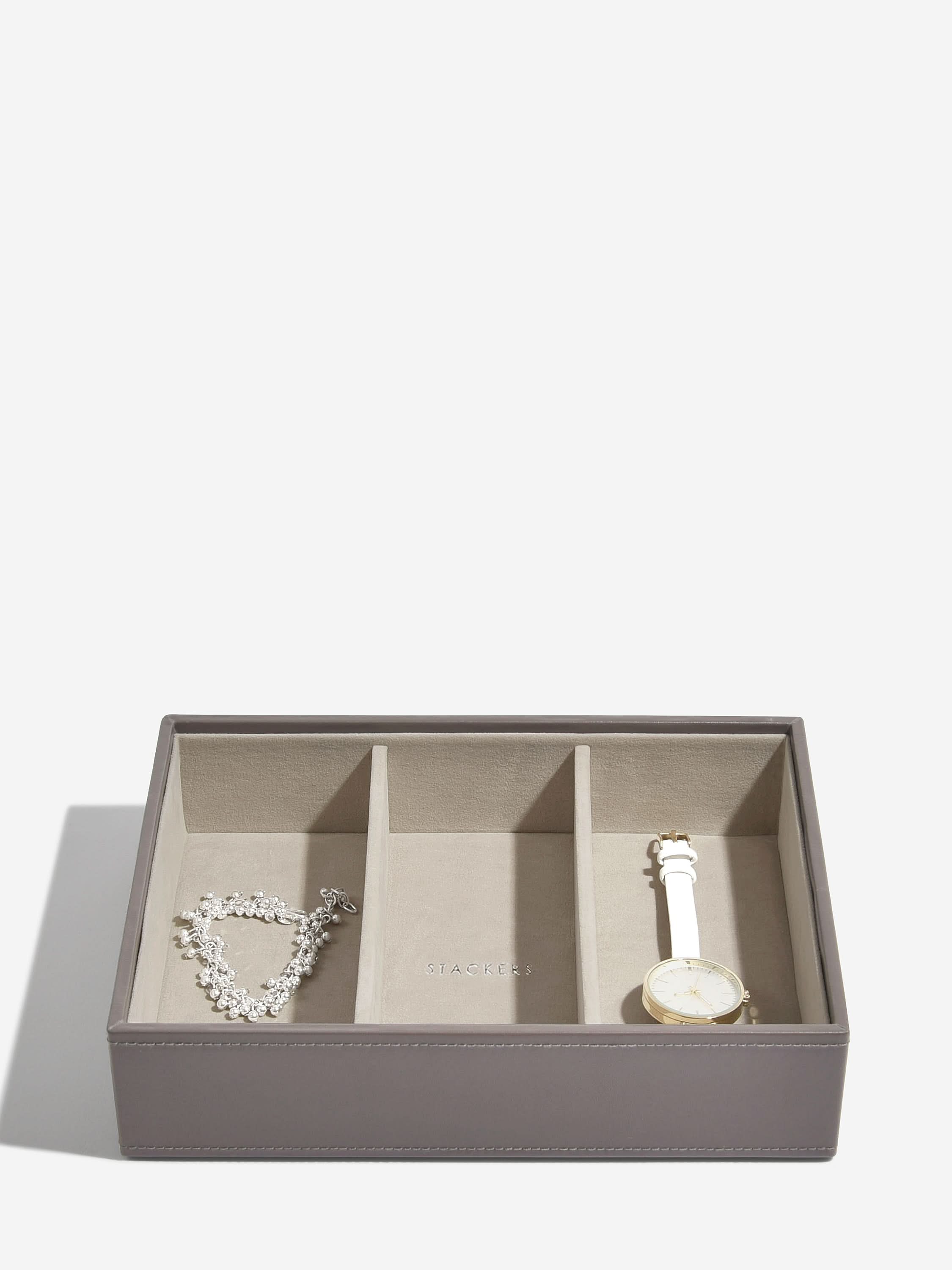 Stackers Klassieke Juwelendoos Set van 4 Zachtbruin - Mystackers