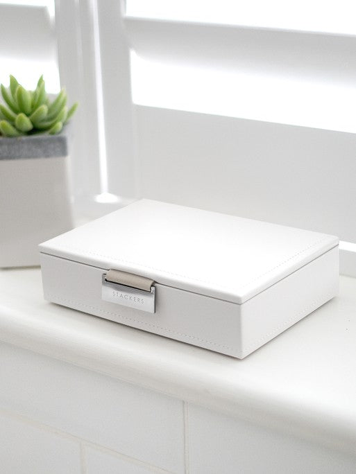 Stackers Lid for Mini Jewelry Box White