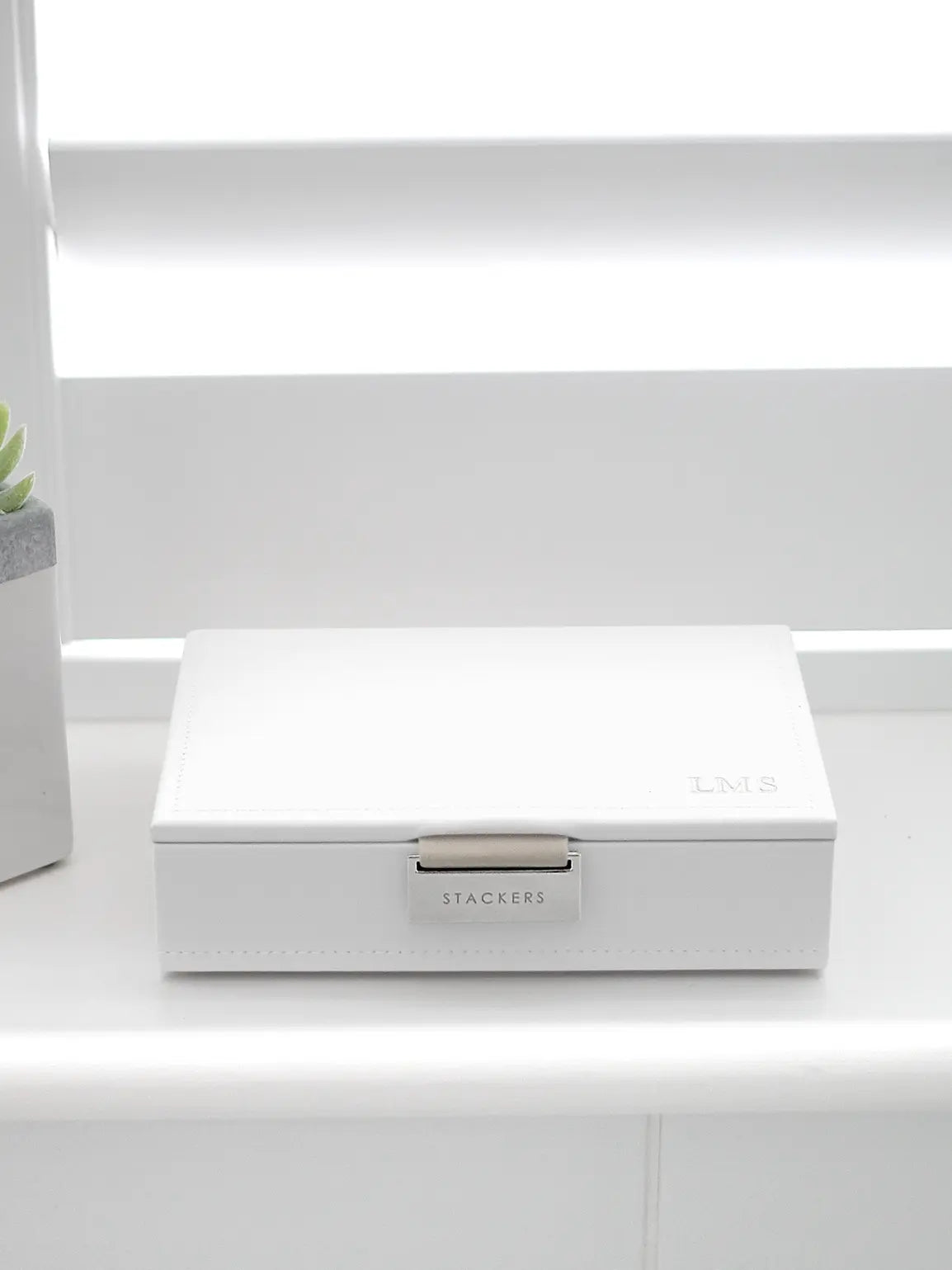 Stackers Lid for Mini Jewelry Box White
