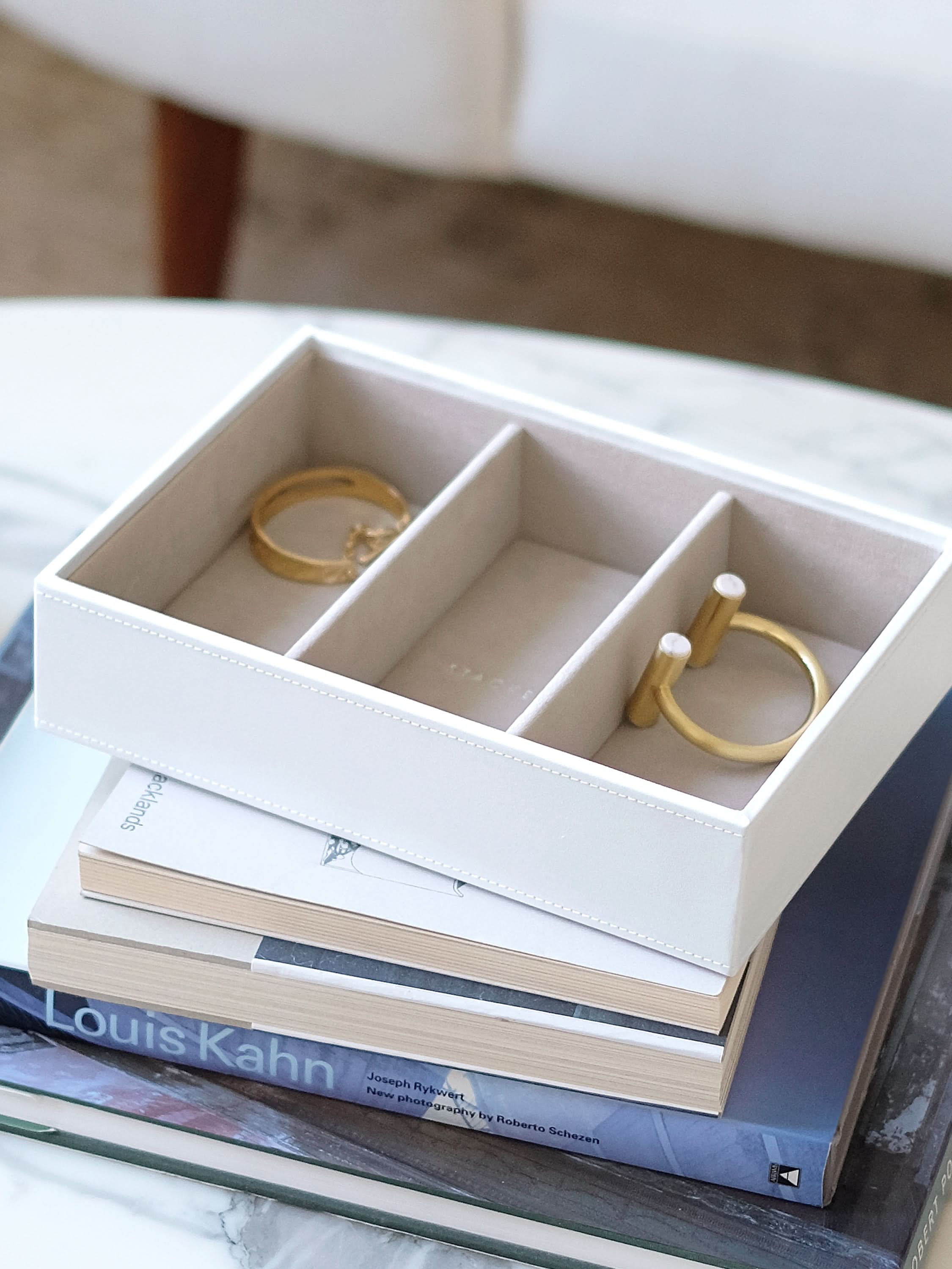 Stackers Horloge & Accessoirelaag voor Klassieke Juwelendoos Wit - Mystackers