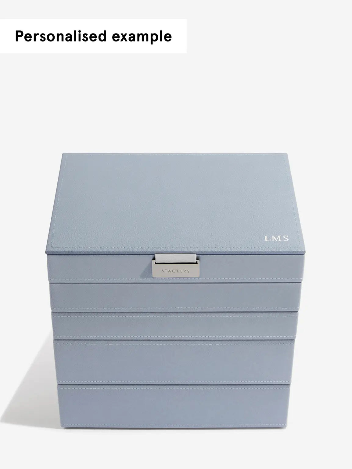 Stackers Classic Jewellery Box Set of 5 Blue