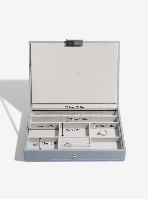 Stackers Classic Jewellery Box Set of 5 Blue