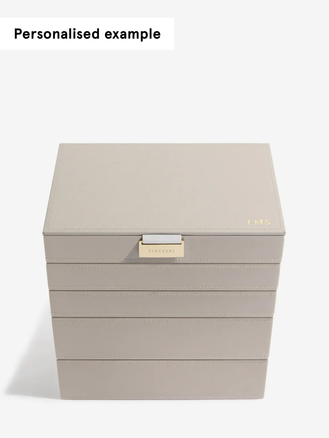 Stackers Klassieke Juwelendoos Set van 5 Taupe