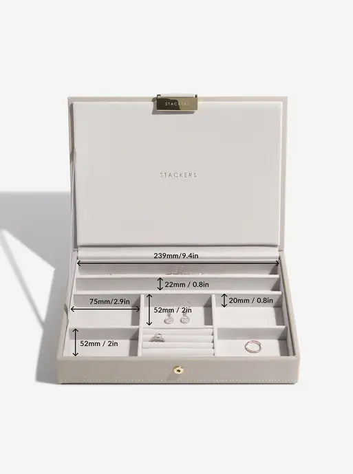 Stackers Klassieke Juwelendoos Set van 5 Taupe