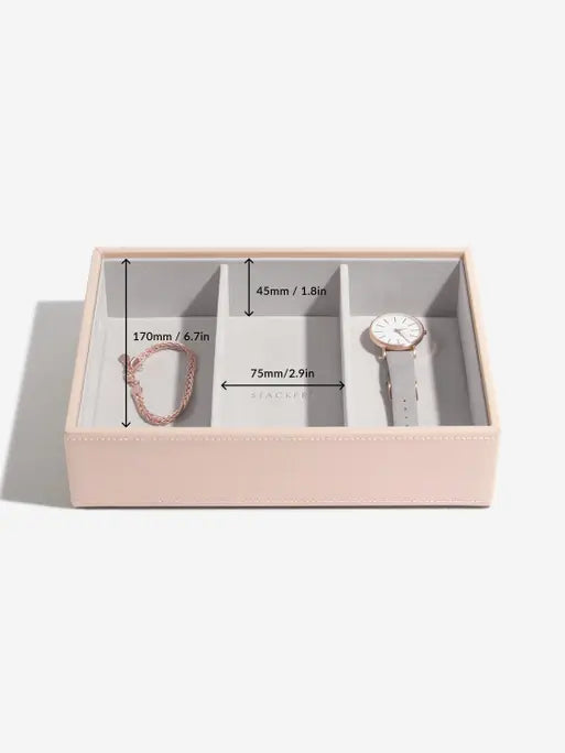 Stackers Classic Jewellery Box Set of 4 Pink