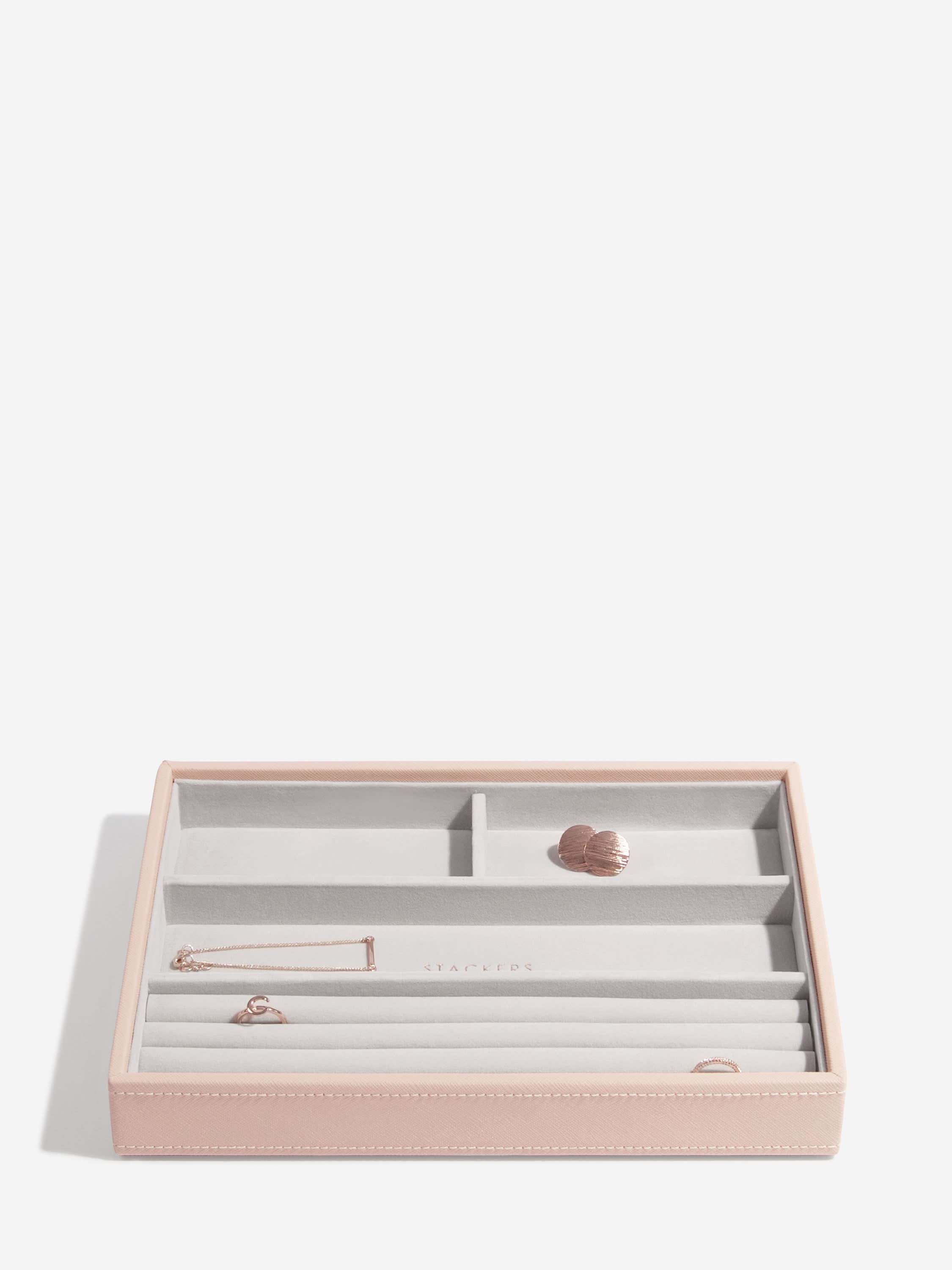 Stackers Klassieke Juwelendoos Set van 5 Roze - Mystackers