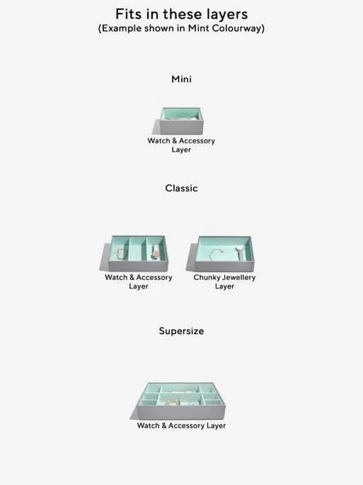 Stackers Ring Roll Grijs & Munt - Mystackers