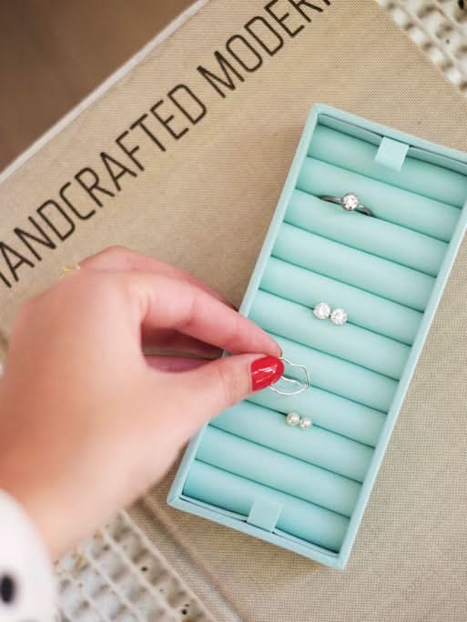 Stackers Ring Roll Grijs & Munt - Mystackers