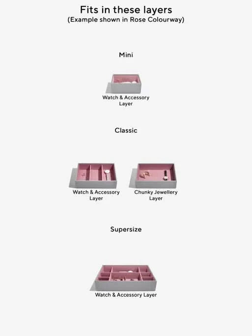 Stackers Horloge Pad Roze - Mystackers