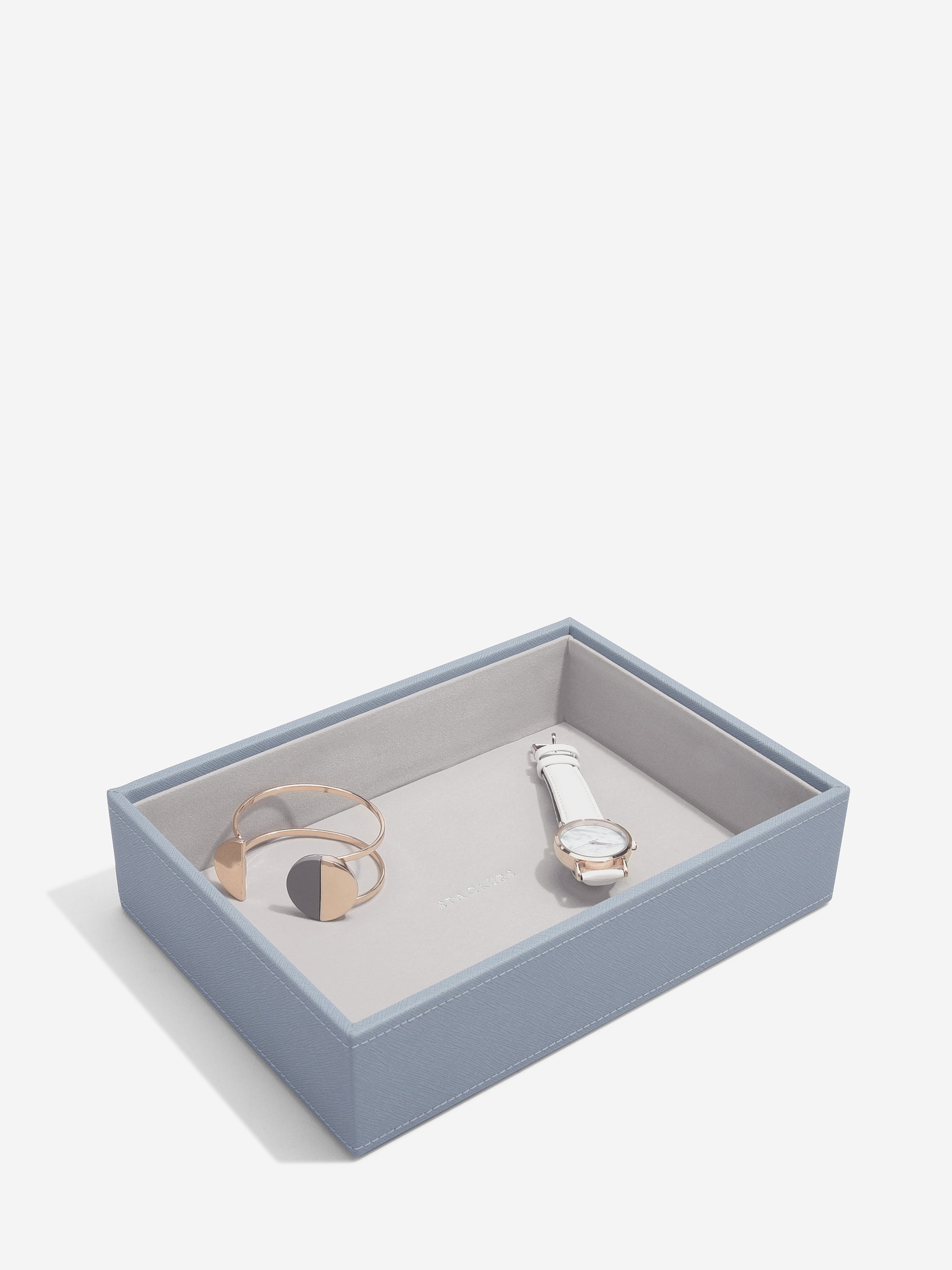 Stackers Compartiment profond pour boîte à bijoux classique bleu