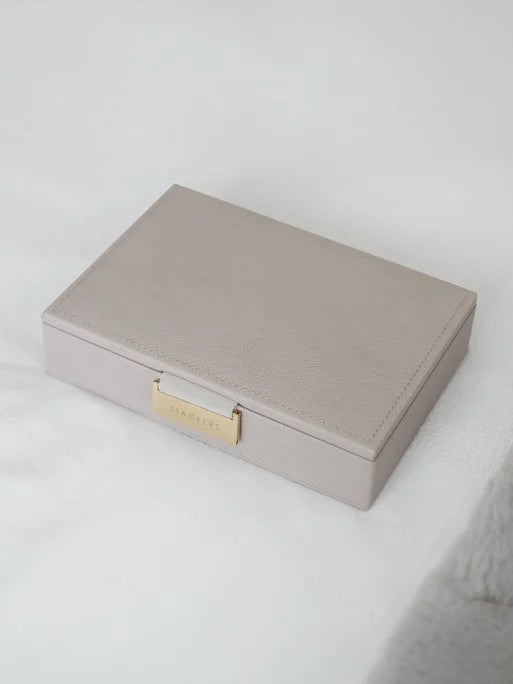 Stackers Deksel voor Mini Juwelendoos Taupe