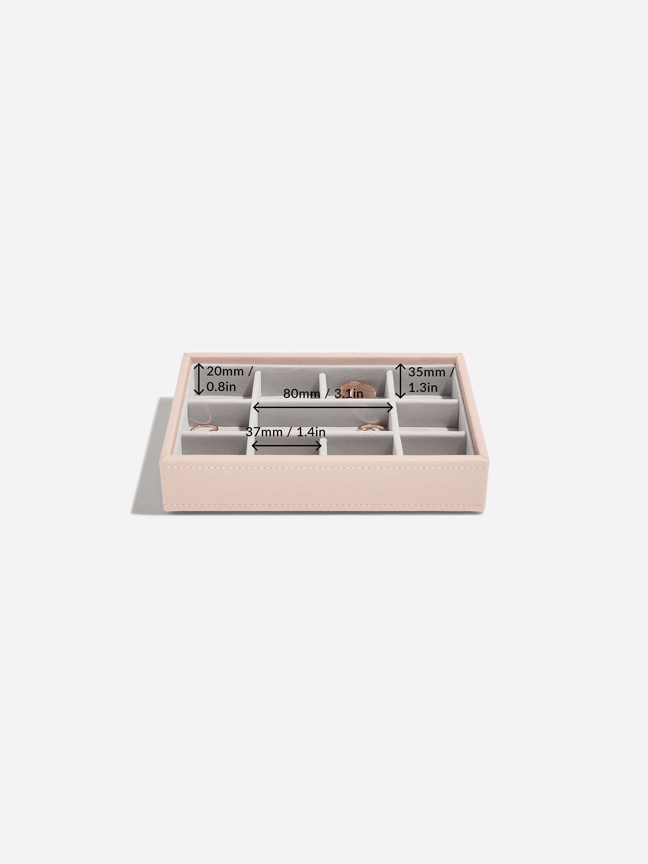 Stackers Mini Sieradenlaag Roze