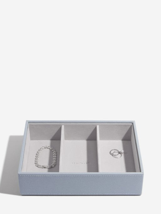 Stackers Klassieke Juwelendoos Set van 3 Blauw