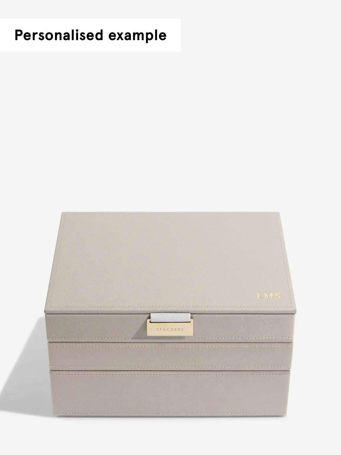 Stackers Klassieke Juwelendoos Set van 3 Taupe