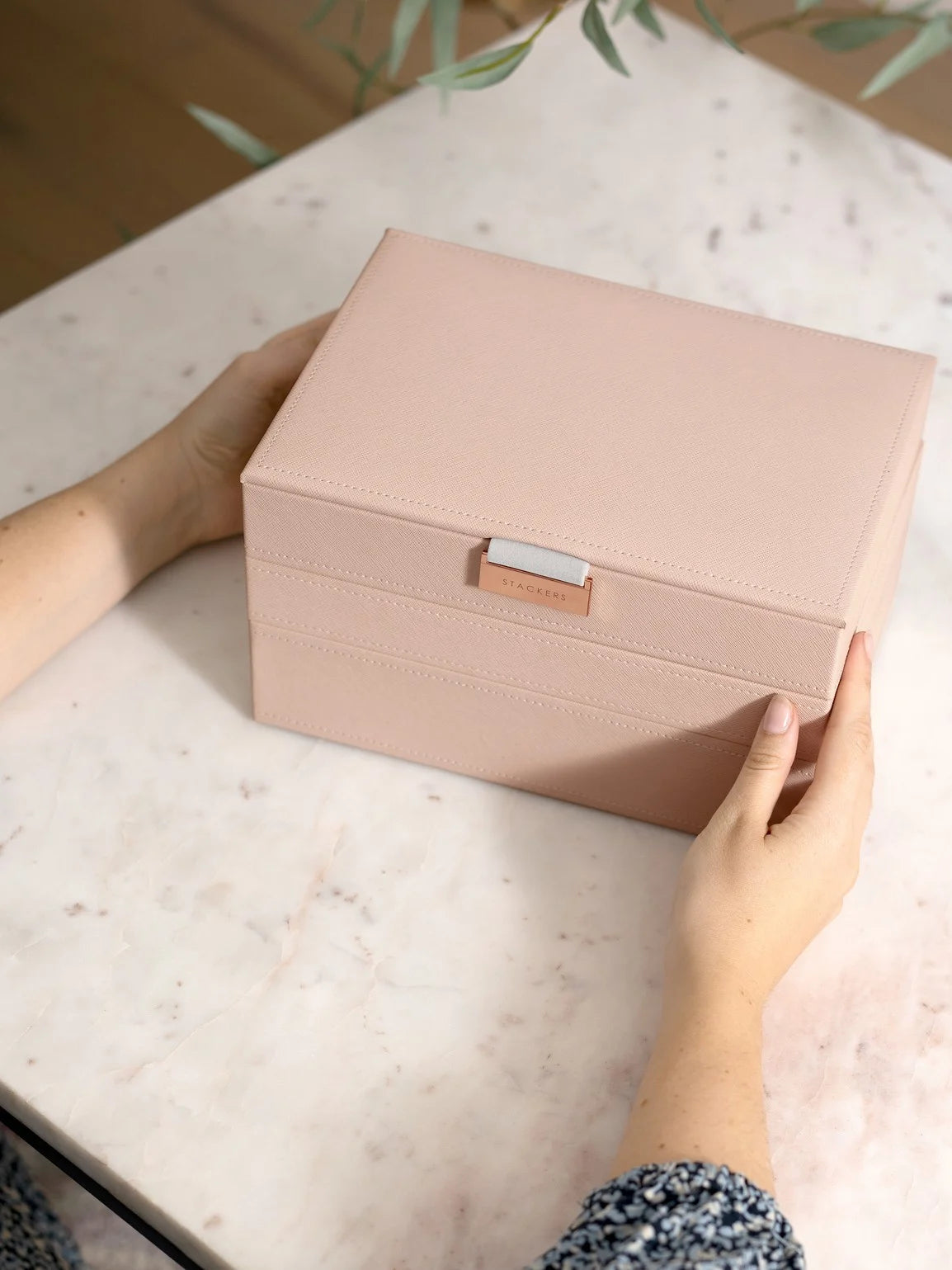 Stackers Klassieke Juwelendoos Set van 3 Roze