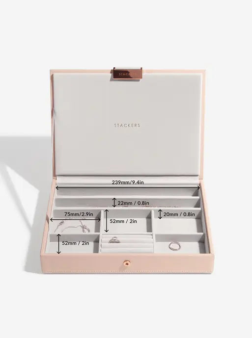Stackers Klassieke Juwelendoos Set van 3 Roze