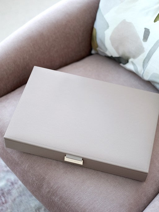Stackers Deksel voor XL Juwelendoos Taupe