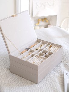 Stackers XL Juwelendoos set van 3 Taupe