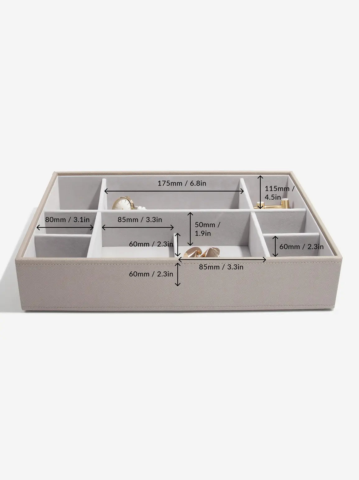 Stackers XL Juwelendoos set van 3 Taupe