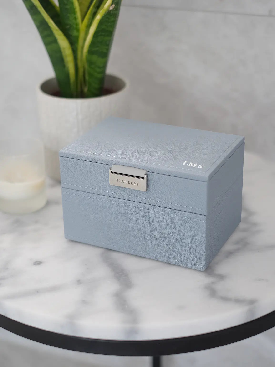 Stackers Mini Jewelry Box Set of 2 Blue
