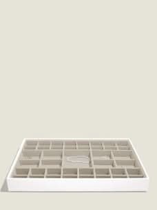 Stackers XL Juwelendoos set van 3 Wit & Roze - Mystackers