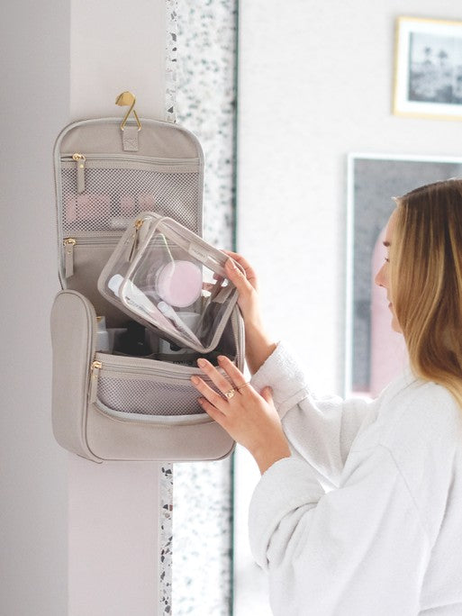 Stackers hangende Toilettas Taupe