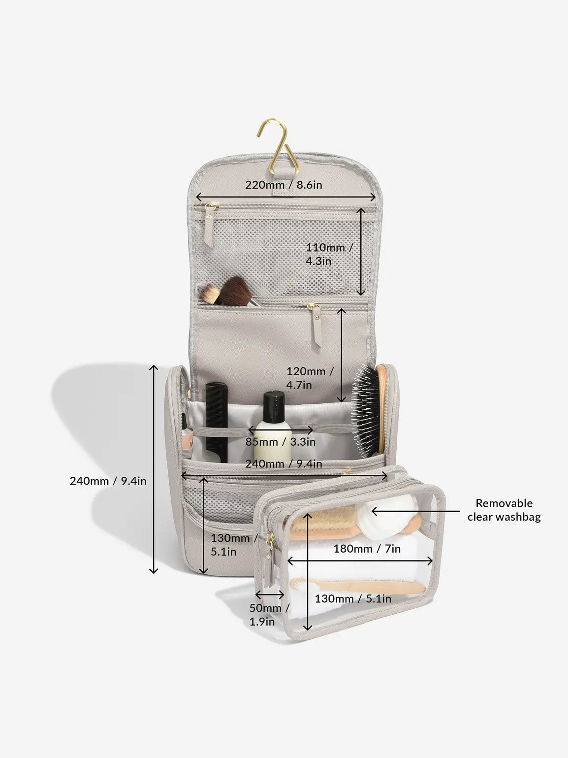 Stackers All-In-One Jewelry Stand Oatmeal & Linen