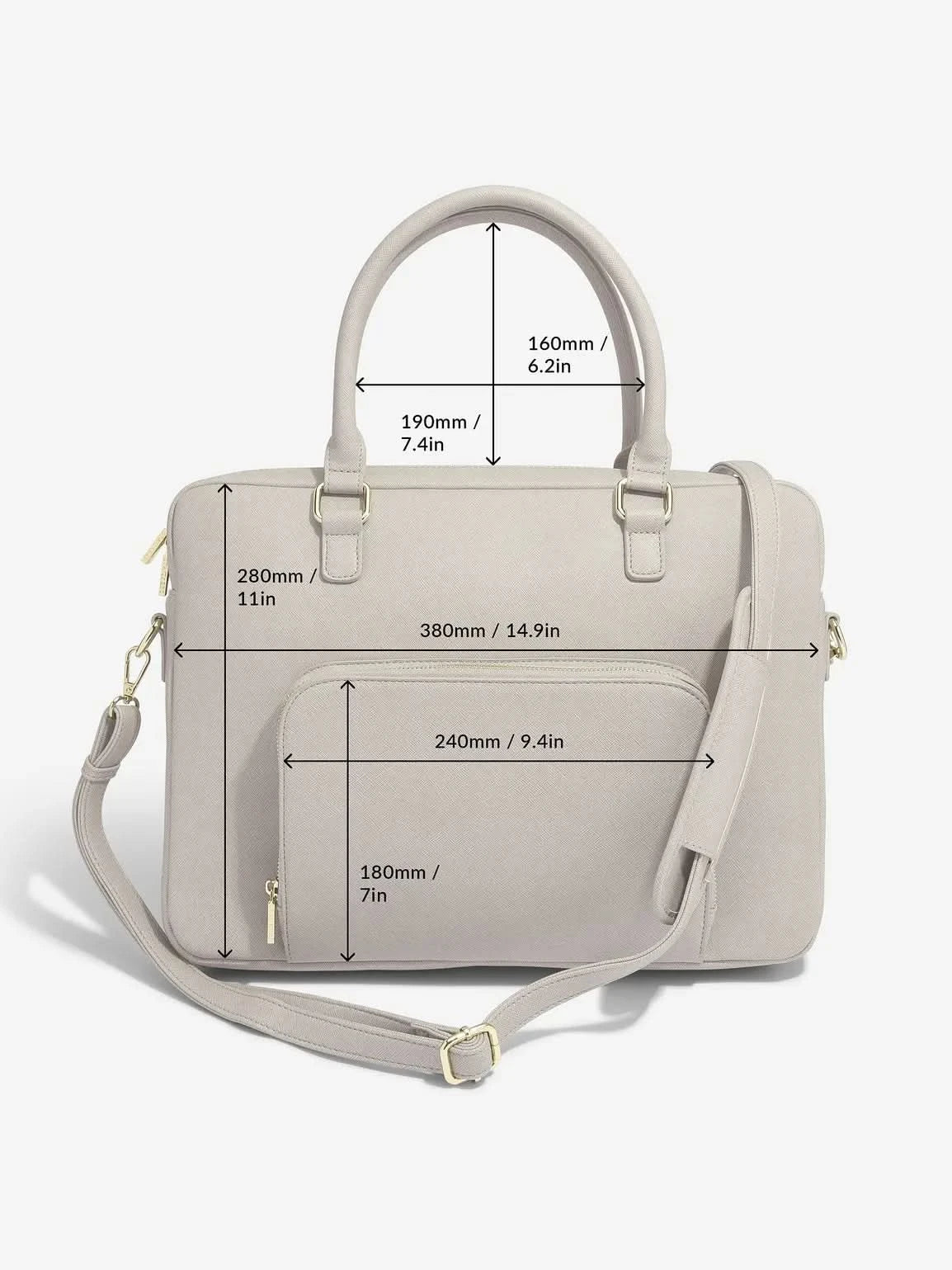 Stackers Laptoptas Taupe - Mystackers