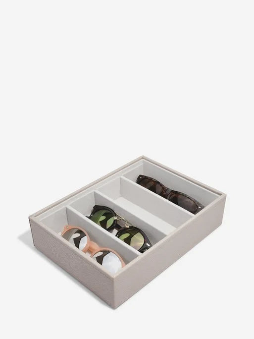 Stackers Bril & Accessoires-laag voor Klassieke Juwelendoos Taupe