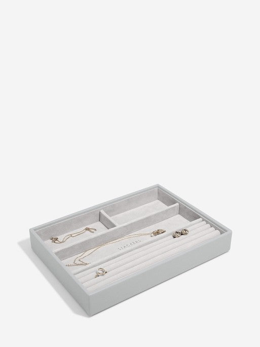Stackers Ring & Armbandenlaag voor Klassieke Juwelendoos Grijs