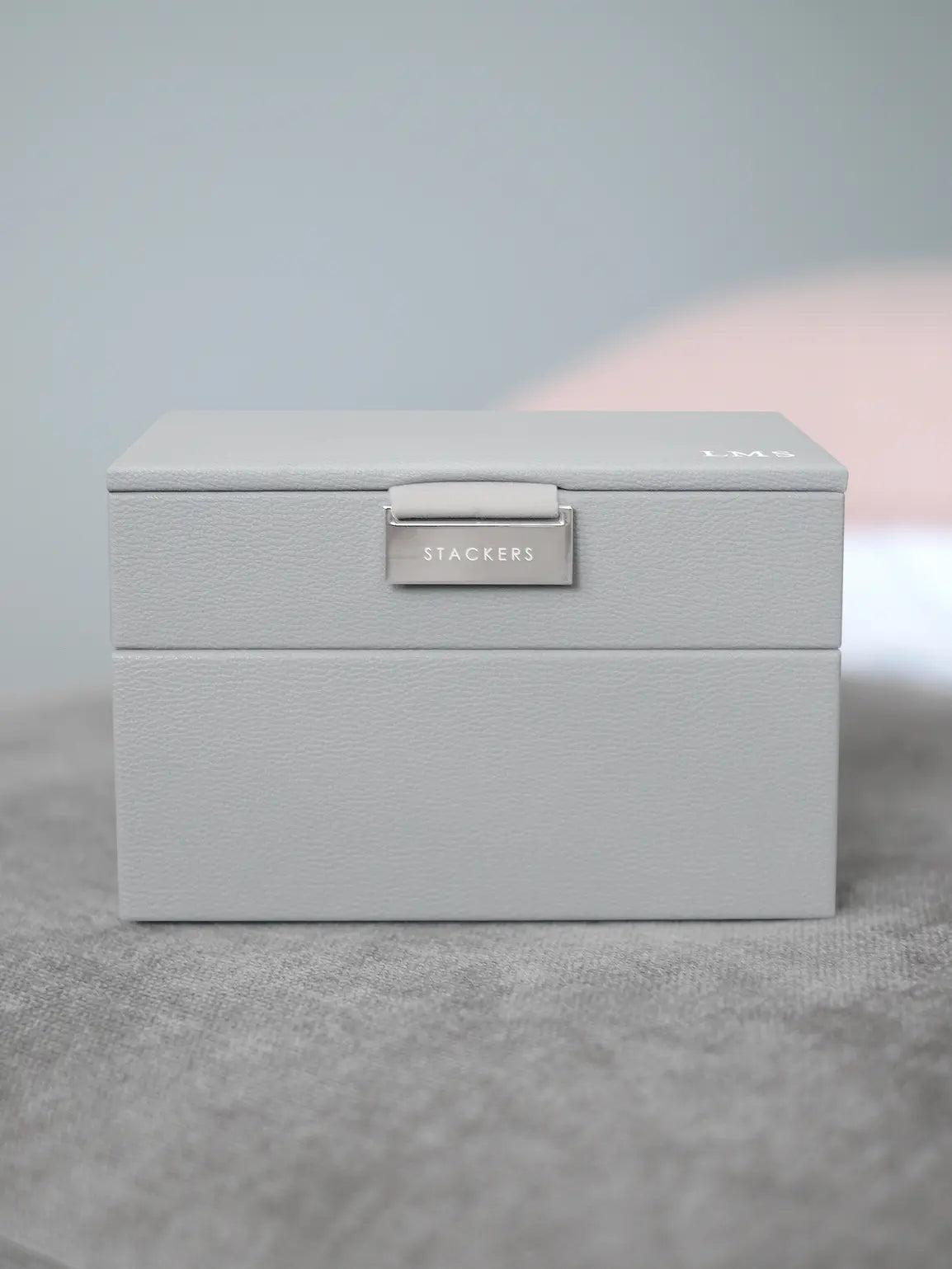 Stackers Mini Juwelendoos Set van 2 Grijs