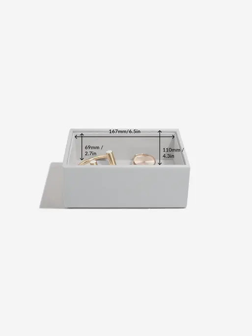 Stackers Mini Juwelendoos Set van 2 Grijs