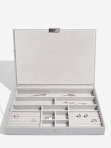 Stackers XL Juwelendoos set van 3 Grijs - Mystackers