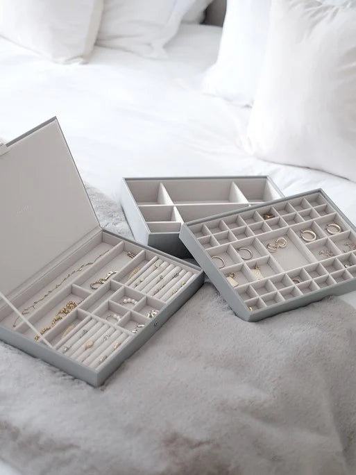Stackers XL Juwelendoos set van 3 Grijs