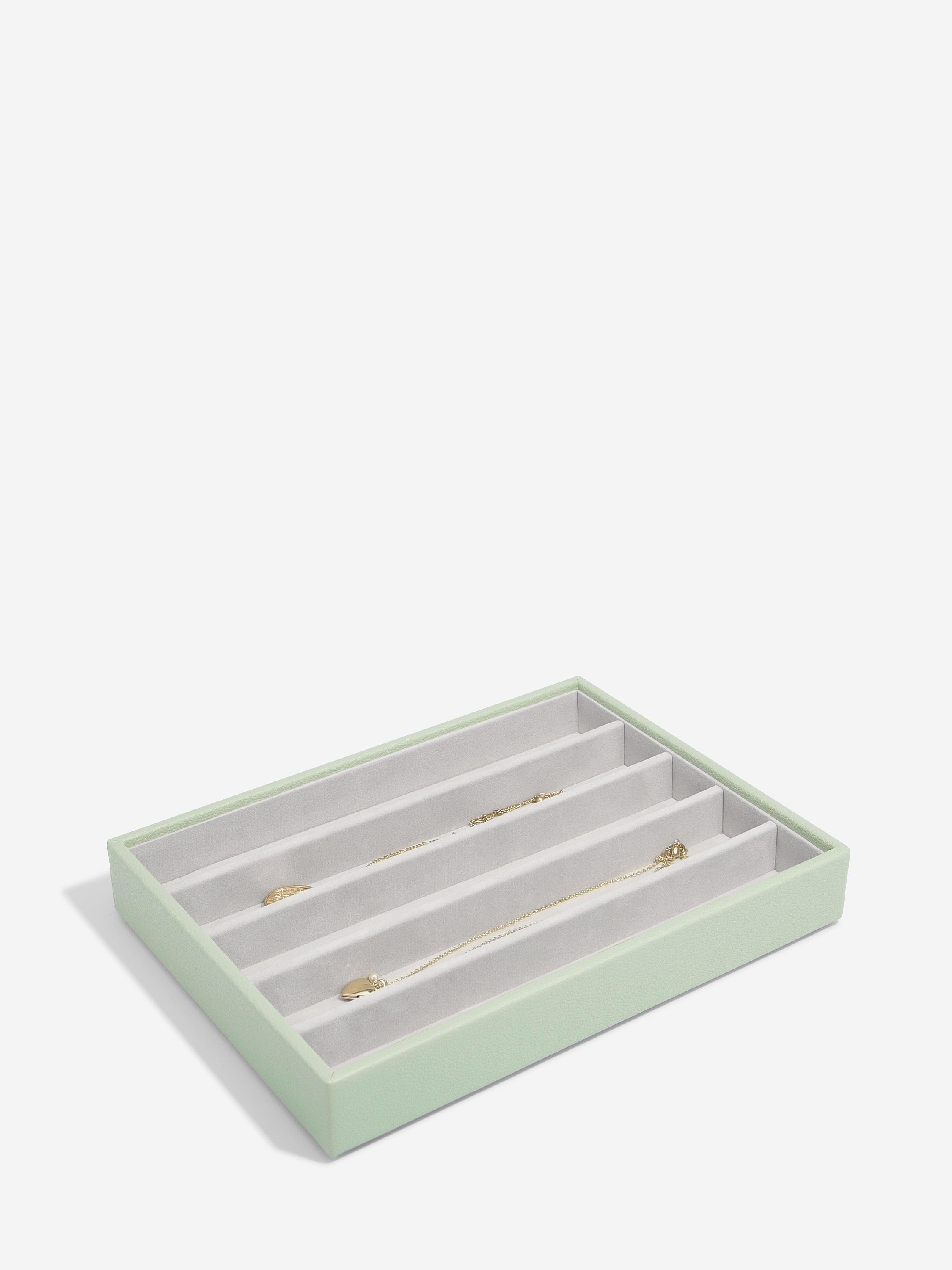 Stackers Compartiment pour Colliers pour Boîte à Bijoux Classique Vert Sauge