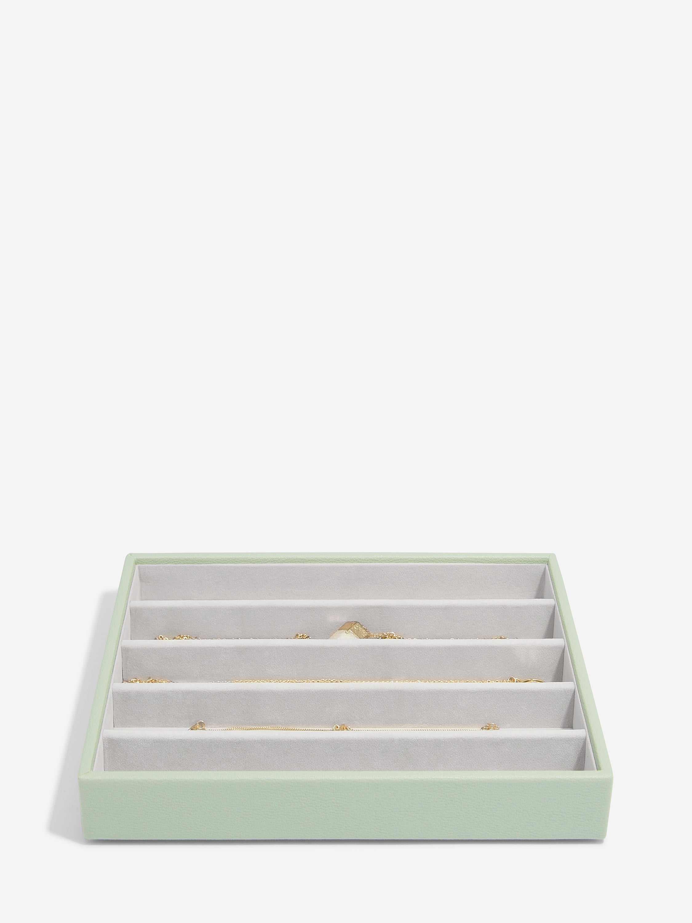 Stackers Compartiment pour Colliers pour Boîte à Bijoux Classique Vert Sauge