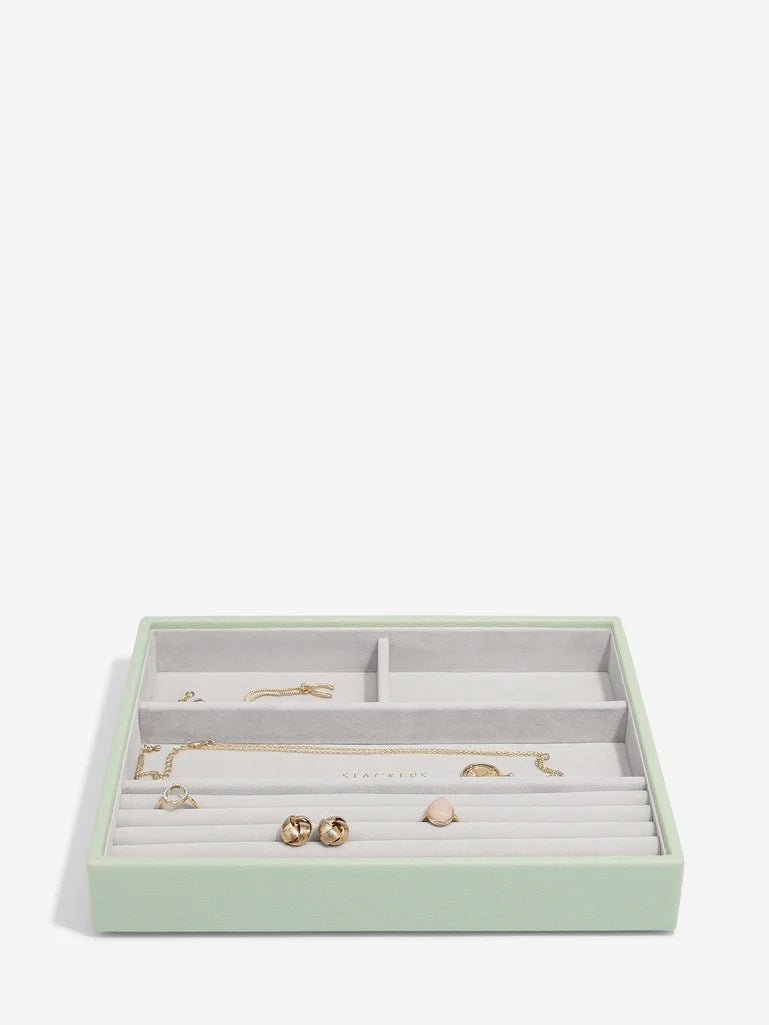Stackers Classic Jewellery Box Set of 4 Sage Green
