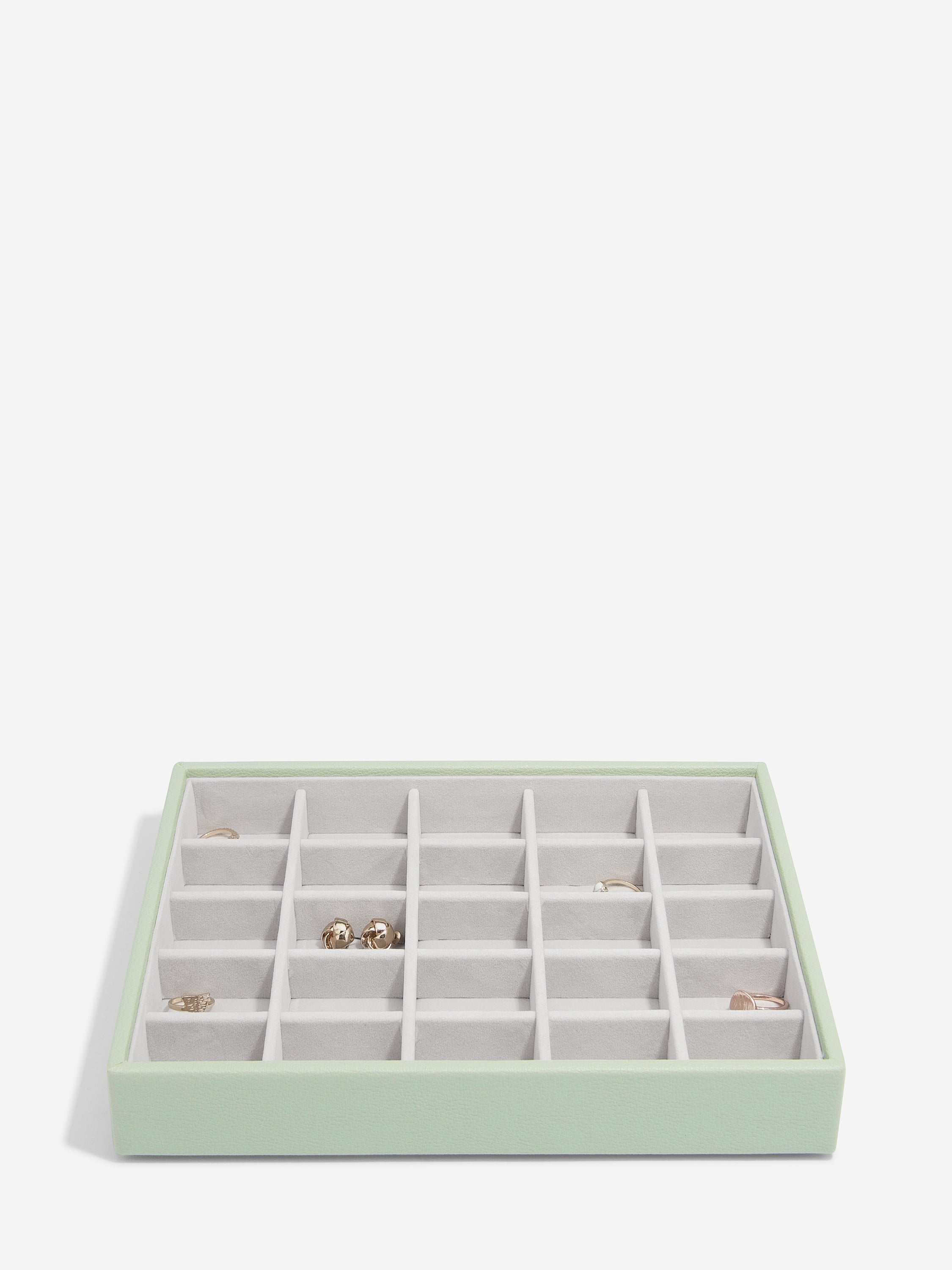 Stackers Klassieke Juwelendoos Set van 5 Saliegroen