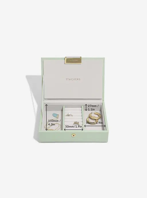 Stackers Mini Jewelry Box Set of 2 Sage Green