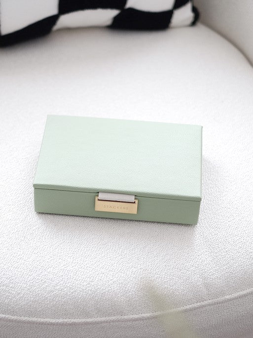 Stackers Lid for Mini Jewelry Box Sage Green