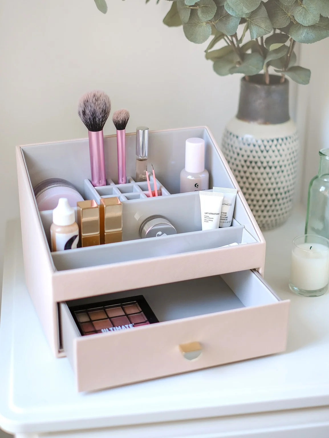Stackers Makeup Organizer Pink