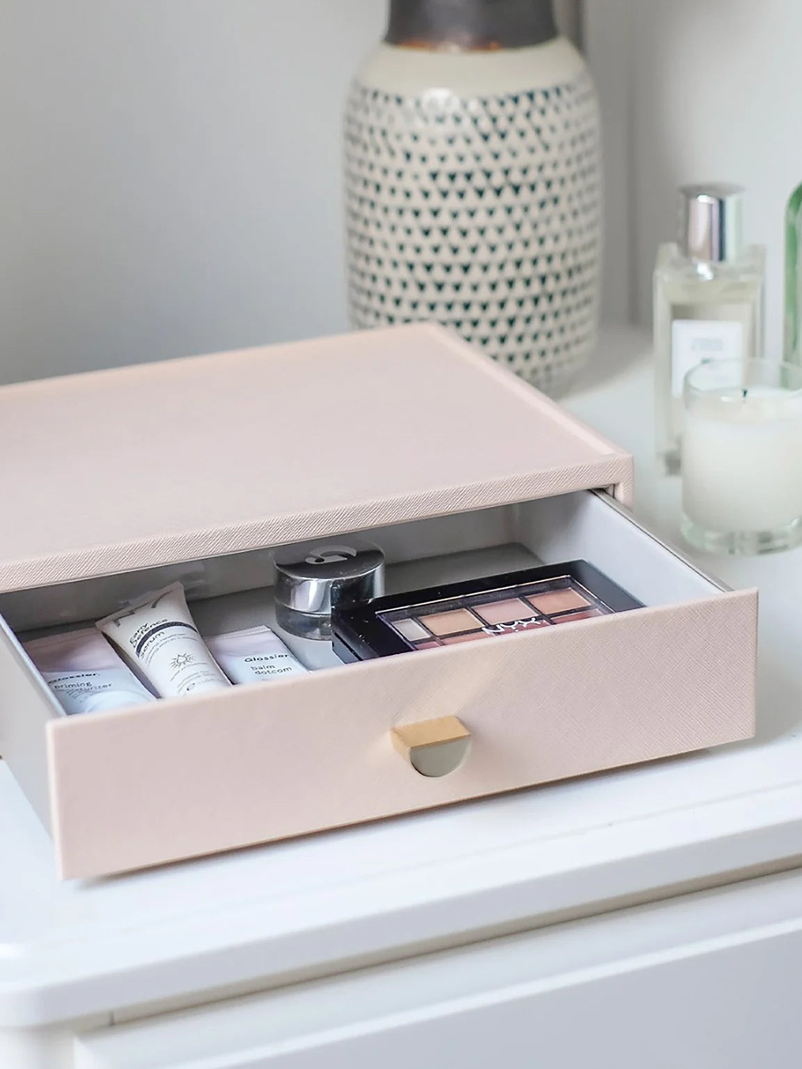 Stackers Makeup Organizer Lade Roze