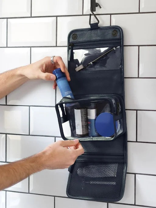 Stackers kleine hangende Toilettas Marineblauw